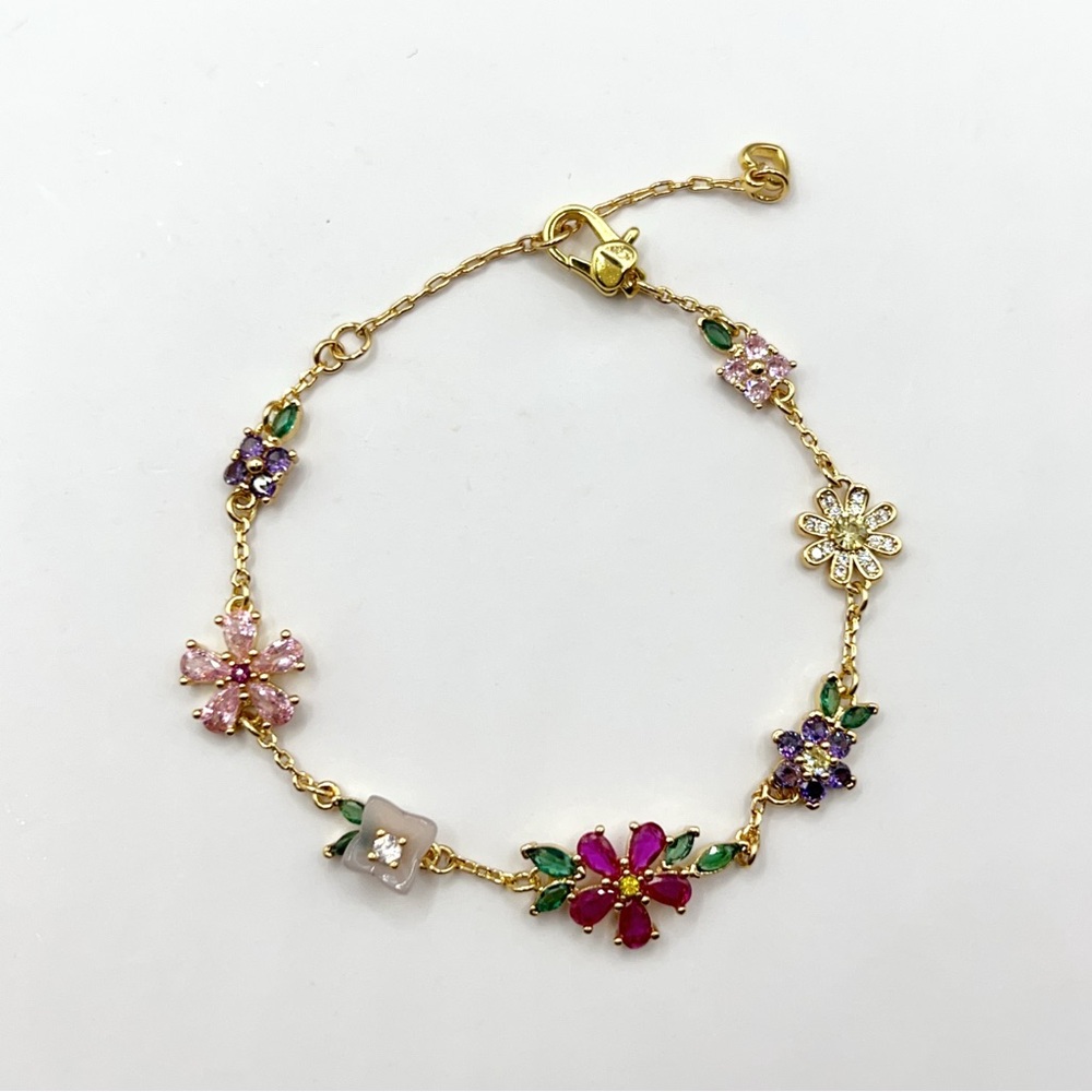 KS524-Kate Spade flowers bracelet